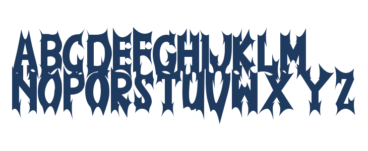 Demon Christmas Uppercase