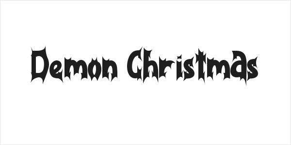 Demon Christmas Logo