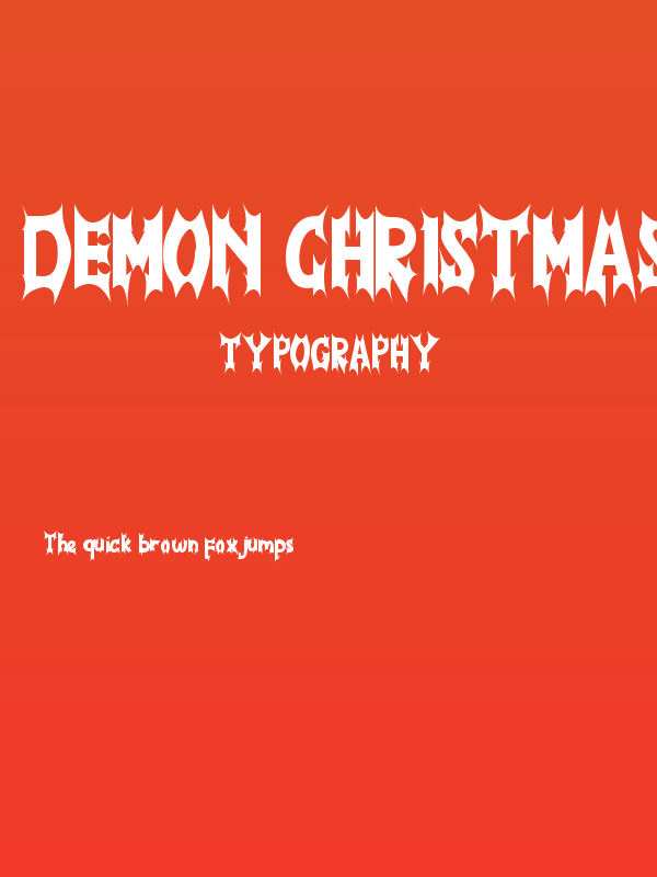 Demon Christmas Poster