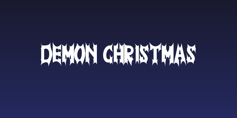 Demon Christmas Social Header