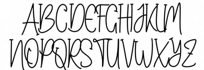 Demon Hunther - Personal Use Schriftart Groß