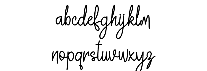 Demon Hunther - Personal Use Font LOWERCASE