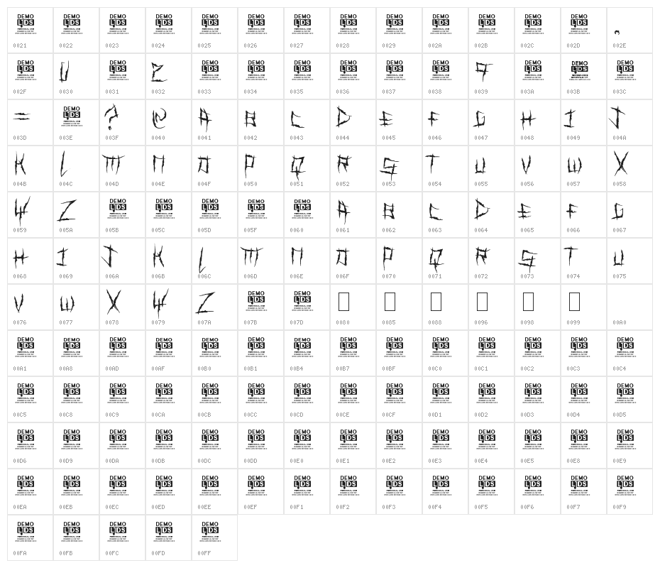 Demon Killer Character Map