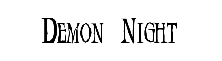 Demon  Night Caratteri