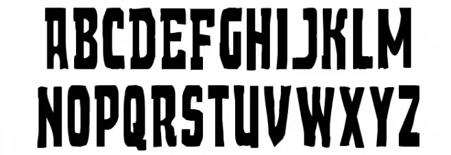 Demon Priest Condensed Fonte MAIÚSCULAS