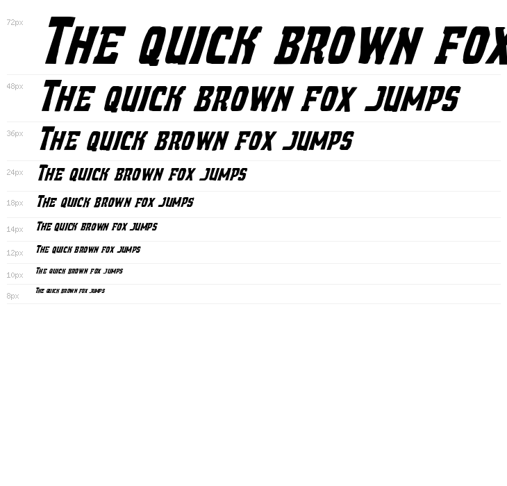 Demon Priest Expanded Italic Waterfall