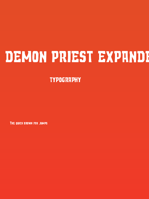 Demon Priest Expanded Poster