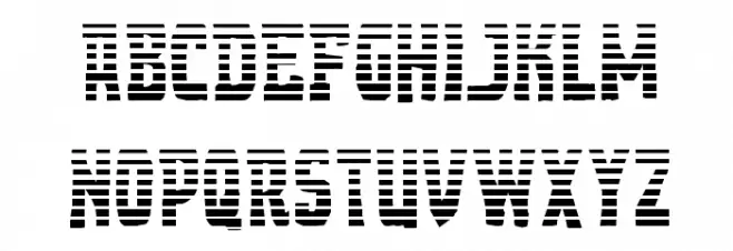 Demon Priest Gradient Regular Font LOWERCASE