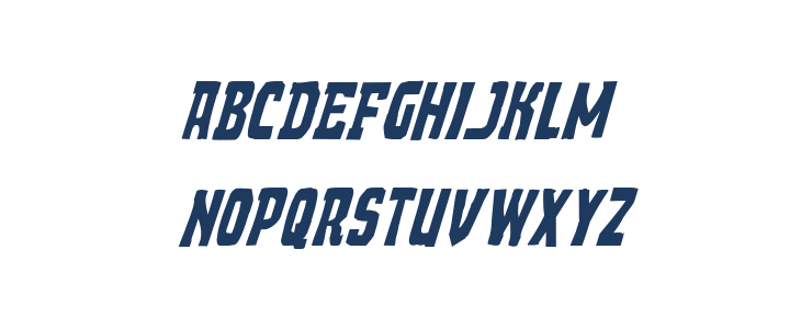 Demon Priest Italic Lowercase