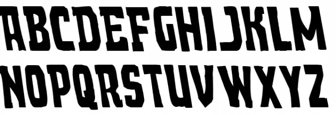 Demon Priest Leftalic Font Litere mari