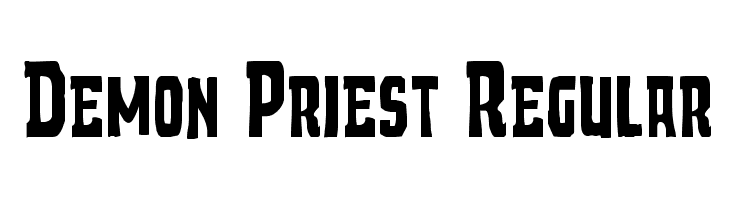 Demon Priest Regular Font