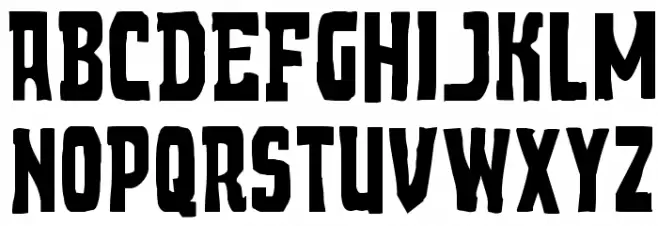 Demon Priest Regular Schriftart Groß