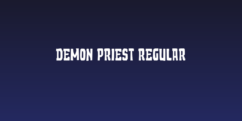 Demon Priest Regular Social Header