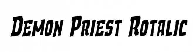 Demon Priest Rotalic  免费字体下载