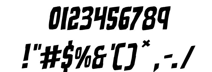Demon Priest Rotalic Font OTHER CHARS