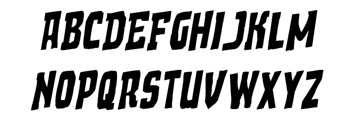 Demon Priest Rotalic Font LOWERCASE