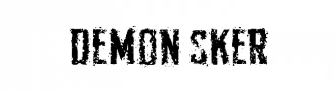 Demon Sker  Descarca Fonturi Gratis