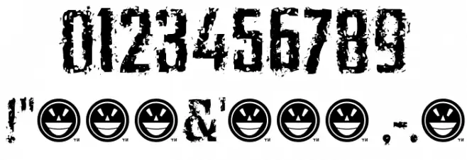 Demon Sker Font OTHER CHARS