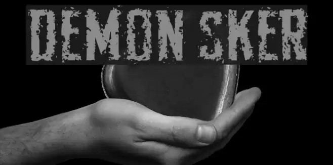 Demon Sker Font examples