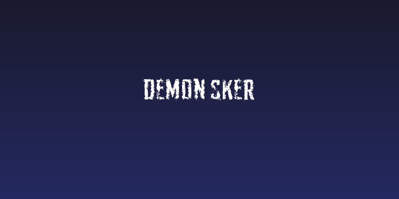 Demon Sker Social Header