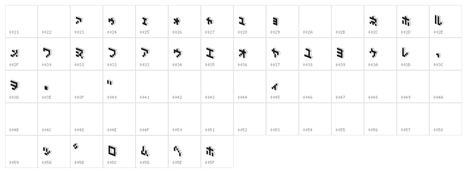 DemonCubicBlock NKP Black Character Map