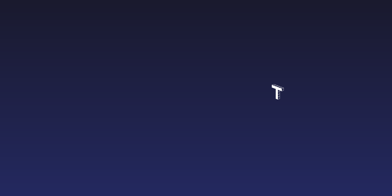 DemonCubicBlockFont Black Social Header