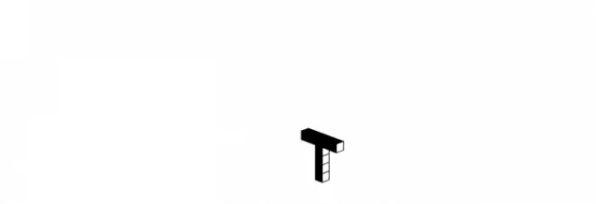 DemonCubicBlockFont Dark フォント 大文字
