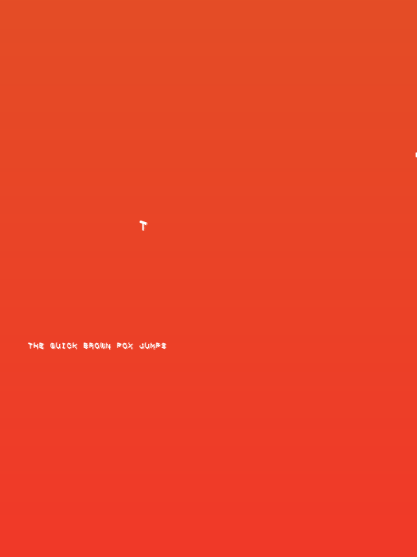 DemonCubicBlockFont Dark Poster