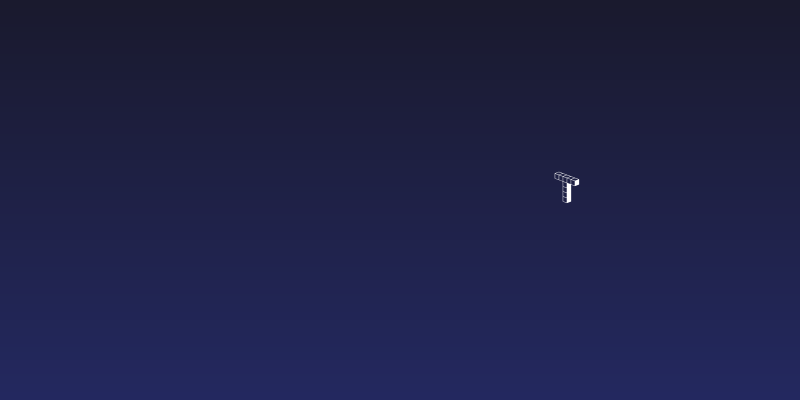 DemonCubicBlockFont Shade Social Header