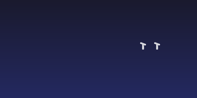 DemonCubicBlockFont Tile Social Header