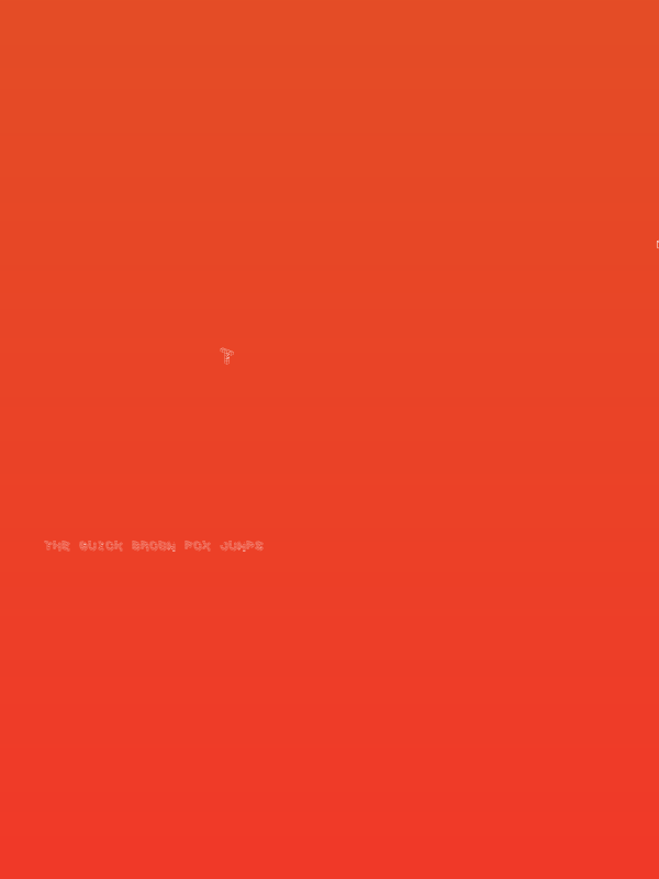 DemonCubicBlockFont Poster