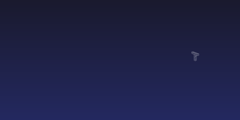 DemonCubicBlockFont Social Header