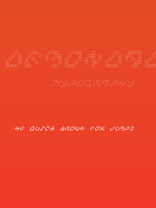 DemonDaDaFont Poster