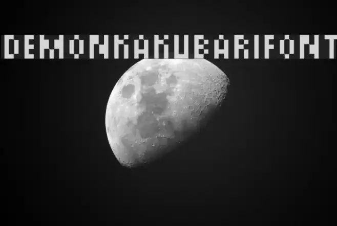 DemonKakubariFont Font examples