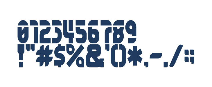 DemonMetallicFont Other Characters