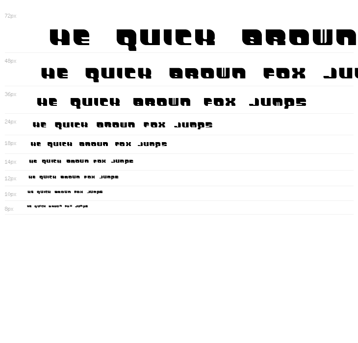 DemonWipeOutFont Proportional Waterfall