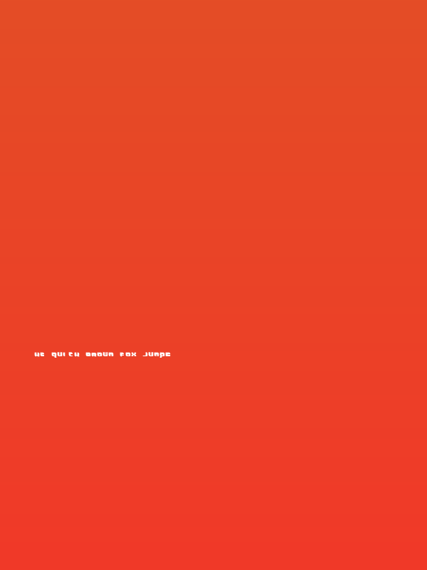 DemonWipeOutFont Poster