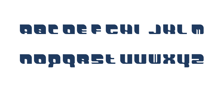 DemonWipeOutFont Lowercase