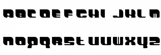 DemonWipeOutFont फ़ॉन्ट लोअरकेस