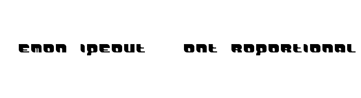 DemonWipeoutXLFontProportional  フリーフォントのダウンロード