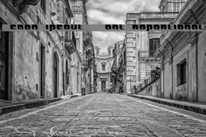 DemonWipeoutXLFontProportional Font examples