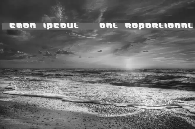 DemonWipeoutXLFontProportional Font examples