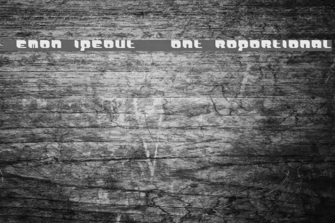 DemonWipeoutXLFontProportional Font examples