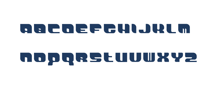 DemonWipeoutXLFontProportional Lowercase