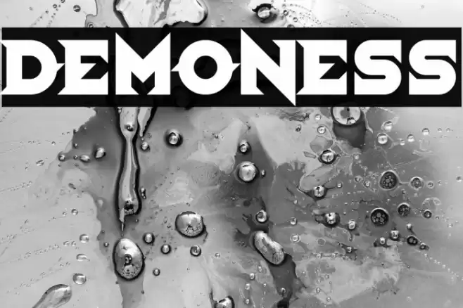 Demoness Font examples