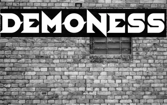 Demoness Font examples