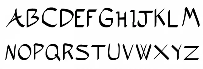 Demoniatibu Schriftart Groß