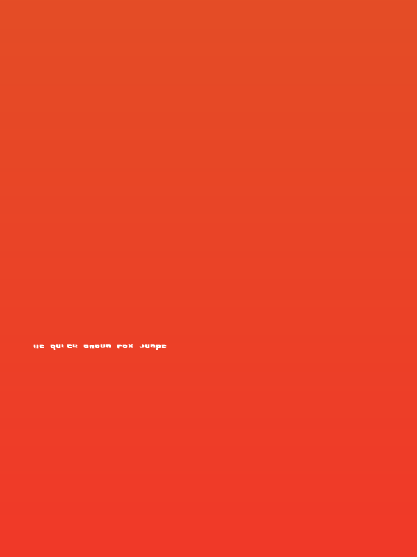 DemonicWipeoutXLFont Poster