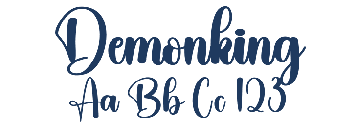 Demonking Font Preview