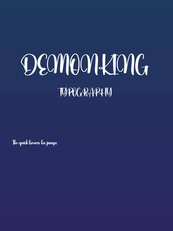 Demonking Poster